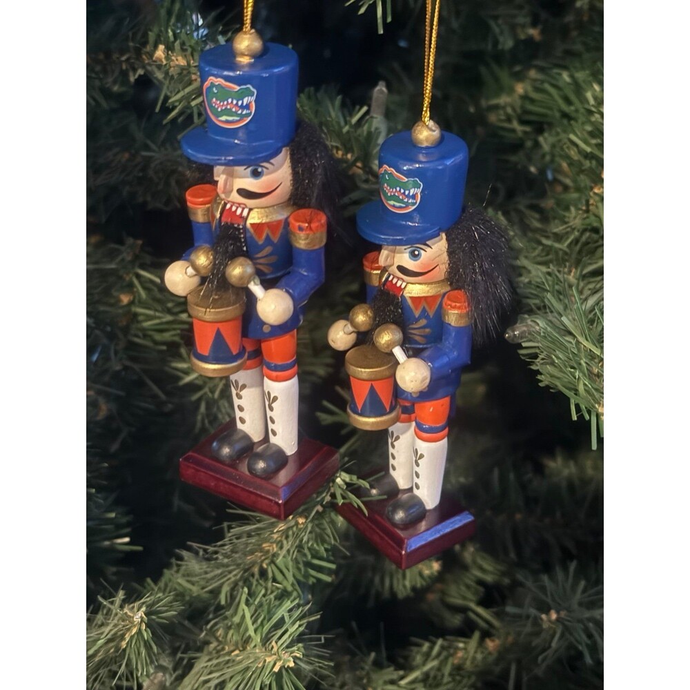 Set of 2 5” Florida Gators Nutcracker Ornaments